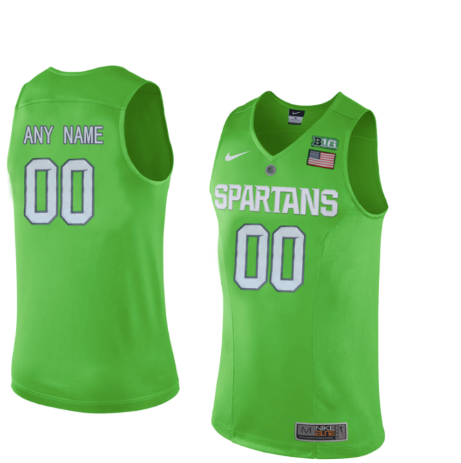 michigan state basketball jersey