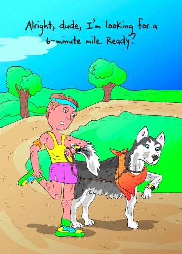 Far Gone Greetings Running Pace : Funny Birthday card – Triathlete Store