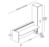 cabrio storage unit 560