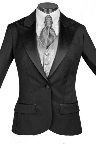 Woman S Black Tuxedo Her Tuxedo