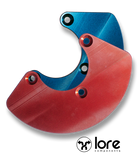 Lore Components Kyte iscg bashguard red and blue