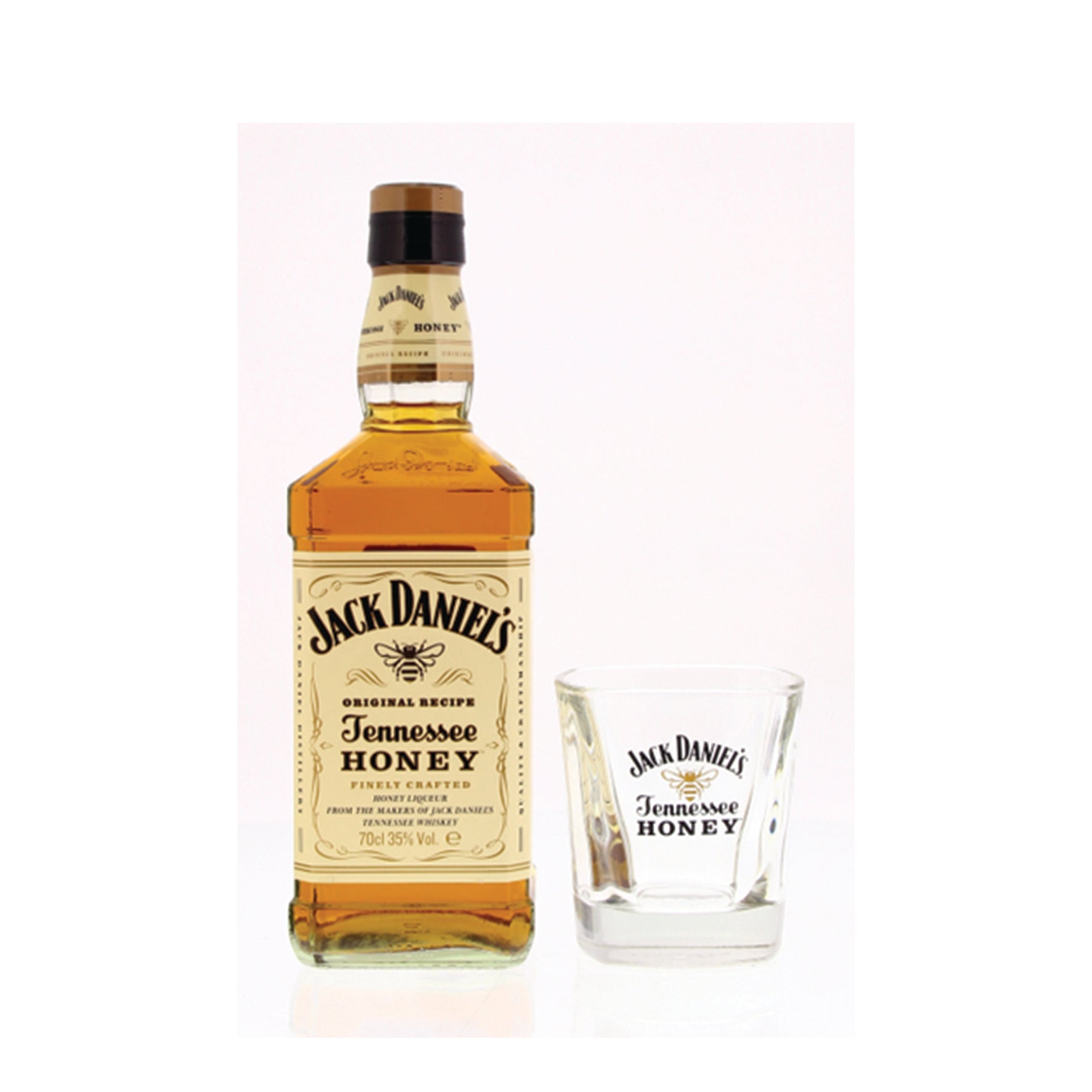 Sortie Dislocatie Voornaamwoord Jack Daniel's Honey + 1 Glas 35° 0.7L kopen? €37.33 bij Ginsonline