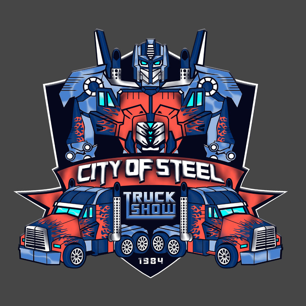City of Steal Optimus Prime Truck Show Transformers design Cloud City 7 - 1