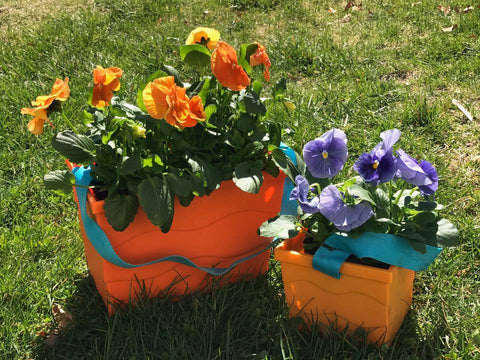 Beachmate's sturdy buckets are perfect as planters or centerpieces!