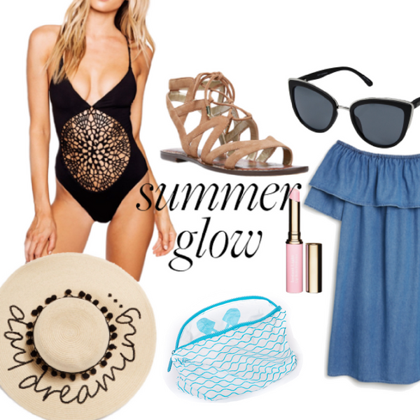 Catch the eye of your fellow sunbathers with this super on-trend swimsuit that will leave its mark... and by mark, we mean summer lives on with its adorable cutout tan line! Pairing this suit with a pair of lace-up gladiators and a wide brim hat is the obvious choice, but the suit has street cred too, when you add a chambray off-shoulder dress!