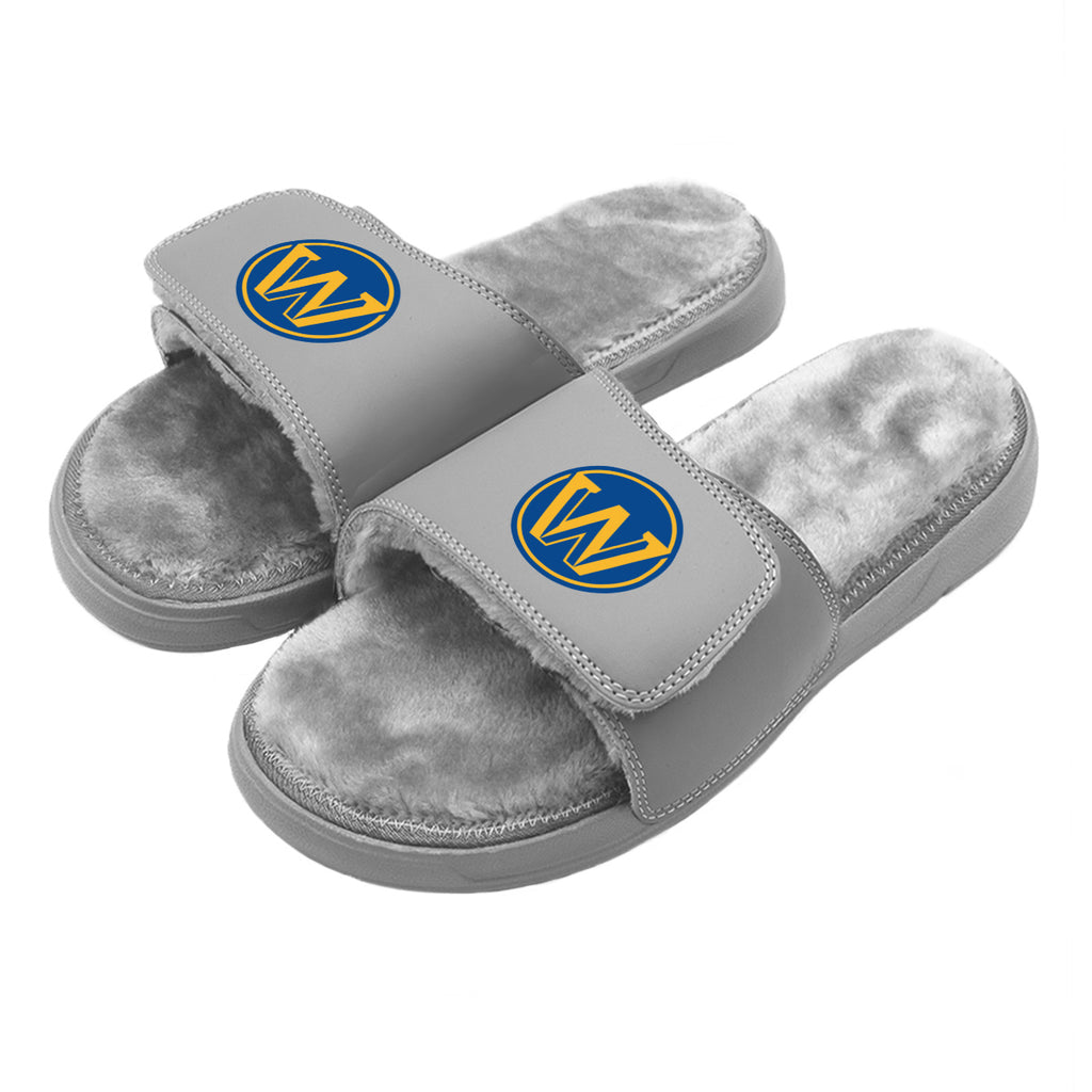 golden state warriors youth slippers