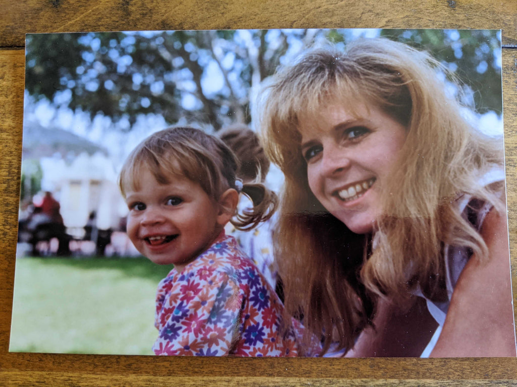 person and a girl smiling