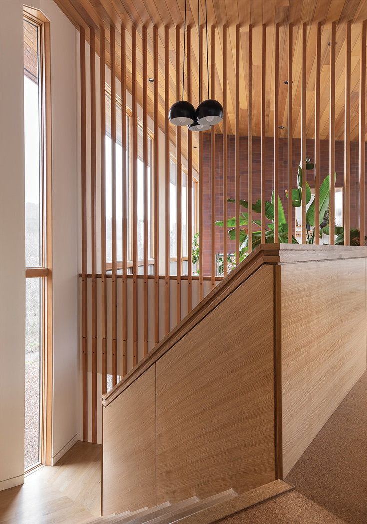 wooden staircase