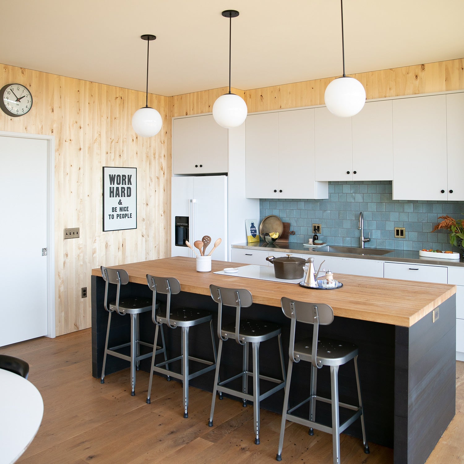 kitchen with a table and chairs