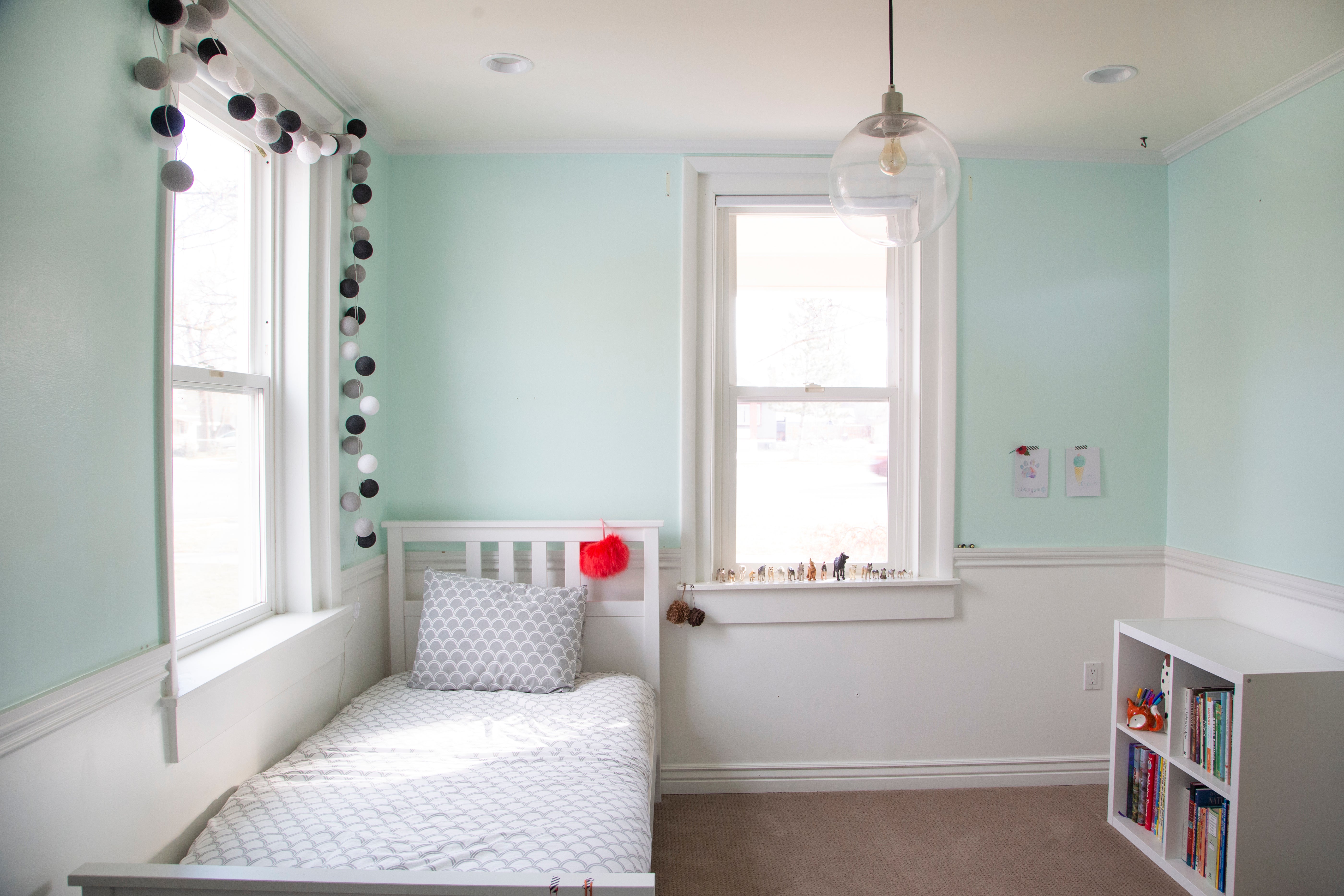 bedroom with a bed and a window