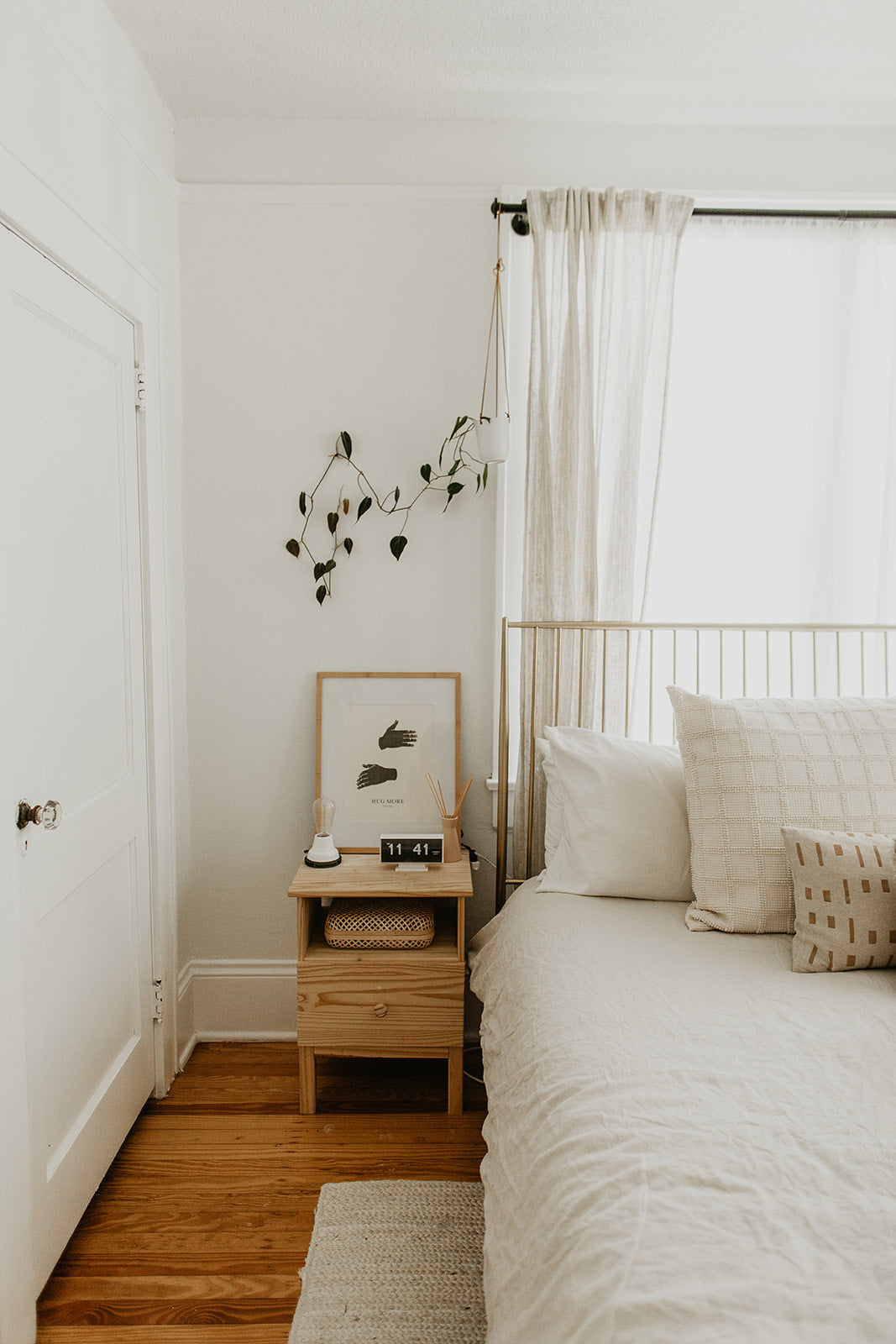 bedroom with a bed and a dresser