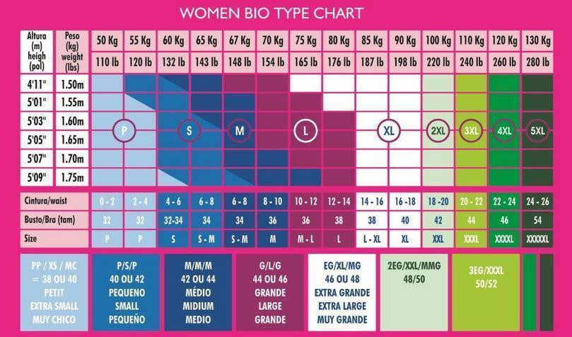 Esbelt Waist Cincher 404 Size Chart