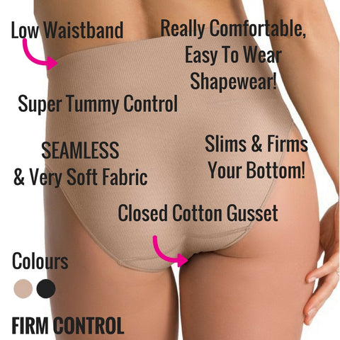 Spanx Everyday Firm Control Shaping Briefs - Low Waisted Shapewear To Wear Under Jeans