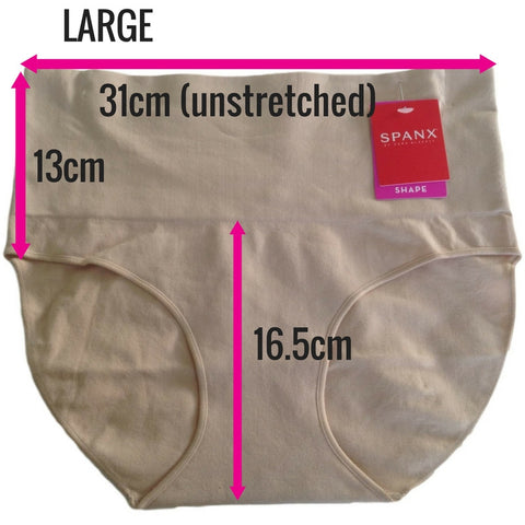 spanx everyday shaping control briefs measurements large shapewear review