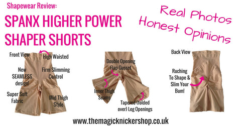 Spanx Higher Power High Waisted Shaper Shorts Shapewear Review