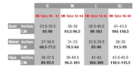 Spanx Shapewear Size Chart