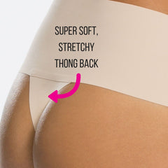 super soft, stretchy thong back