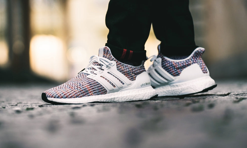 ultra boost 1. multicolor on feet