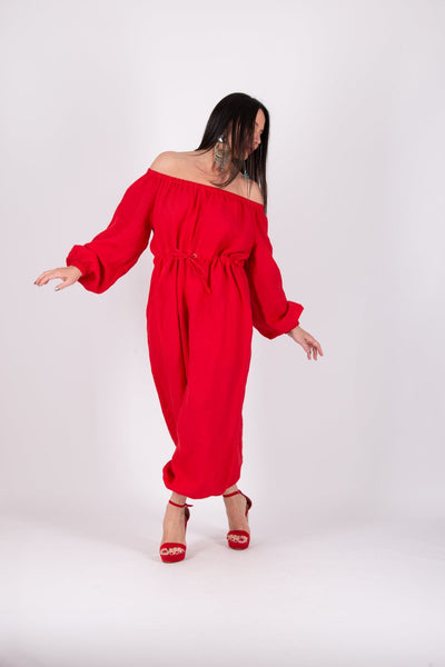 Off Shoulders Jumpsuit