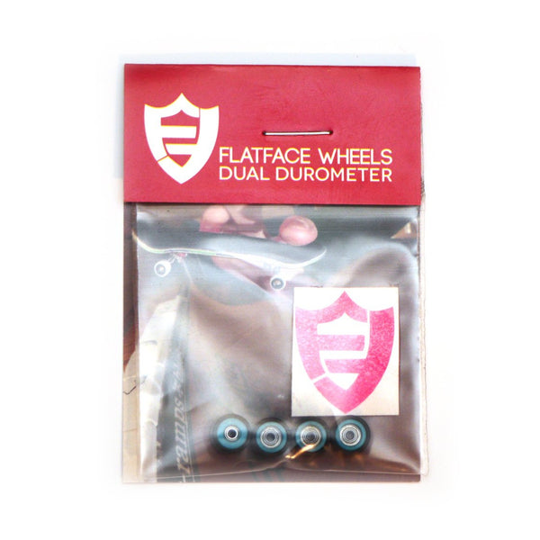 FlatFace Wheels - Dual Durometer Black/Gold