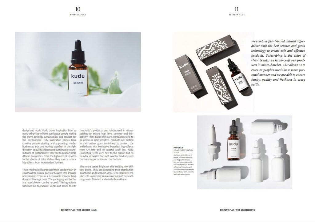 kudu cosmetica in editeur plus