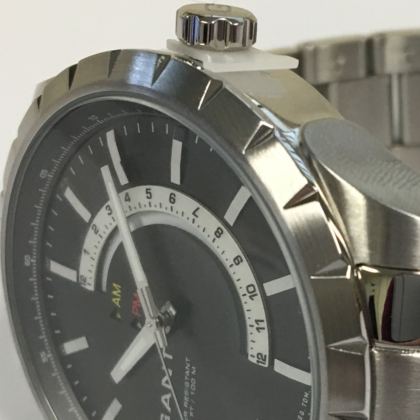 GANT Mens Silver Stainless Steel Strap + Case Black Dial BOXFORD Watch W10773