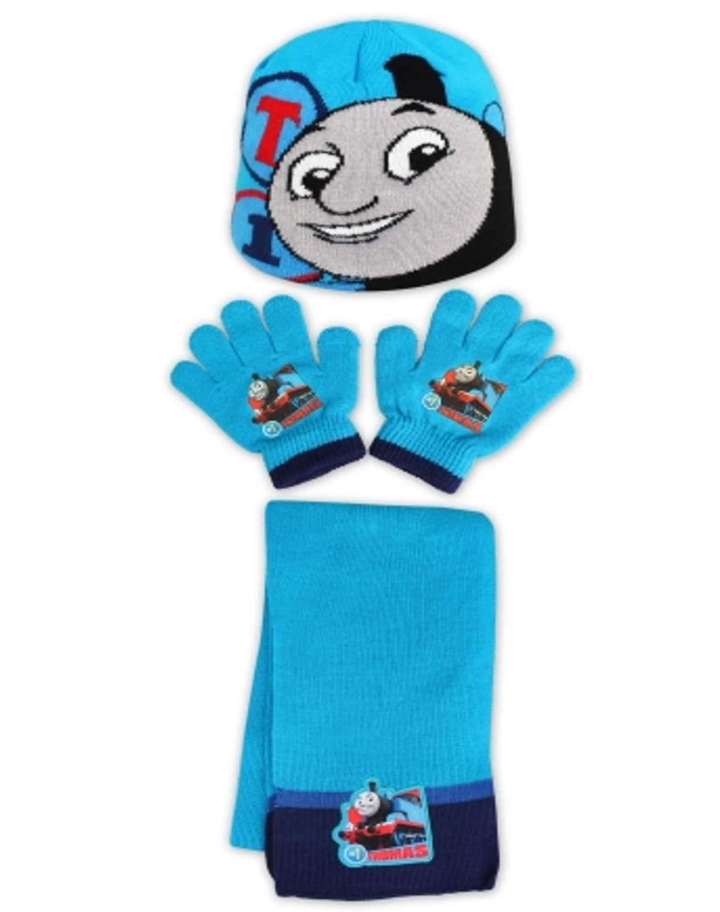 Beanie Hat & Scarf Set One size 2 to 6 Years Boys Thomas & Friends Official Licensed Gloves 