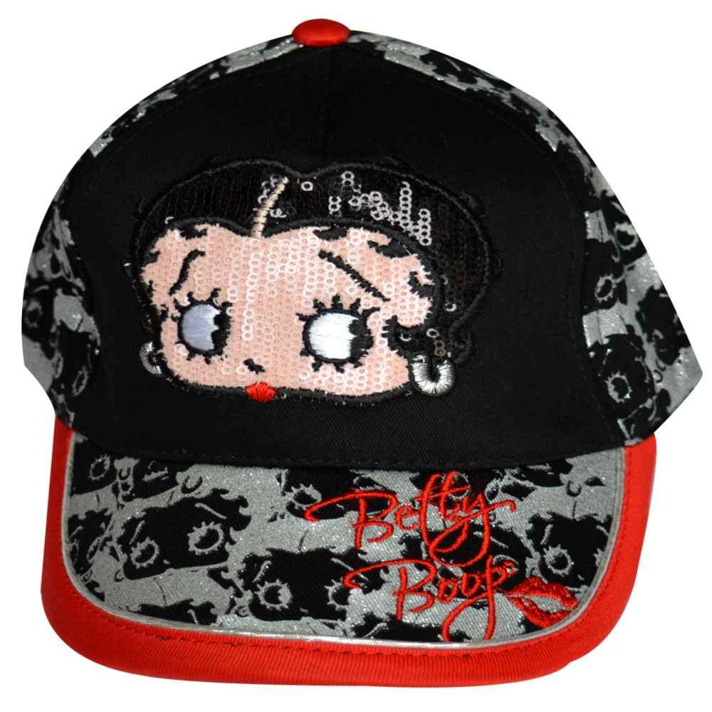 Betty Boop Baseball Hat in Black Age 3-11 Years – Character