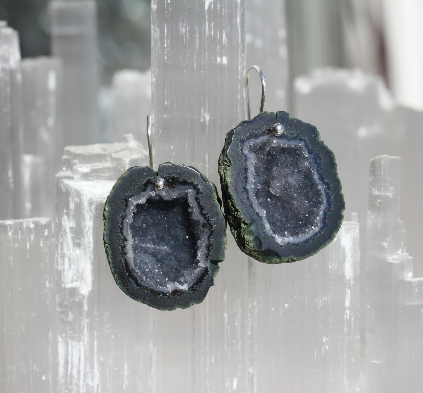 Tobasco Geode Earrings