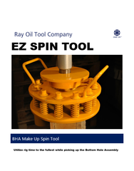 Drill Floor EZ Spin BHA make up tool, oilfield bottom hole assembly thread stab in make up spin tool 