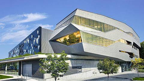 Exterior shot of Perimeter Institute building