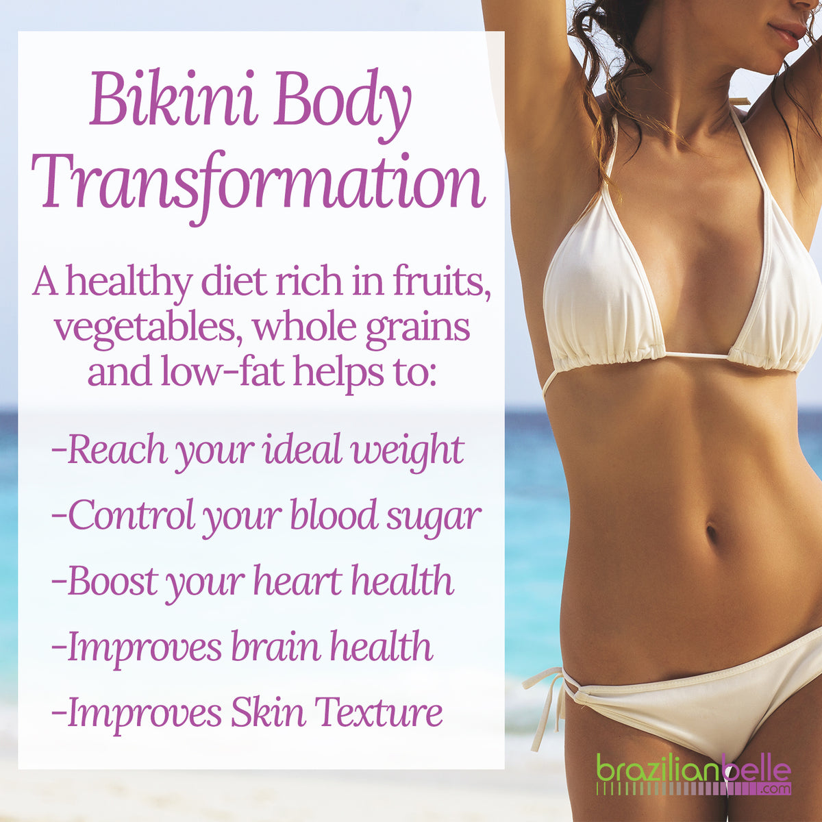Bikini Transformation Plan - 30 Day Diet Exercise Plan to Lose – BrazilianBelle