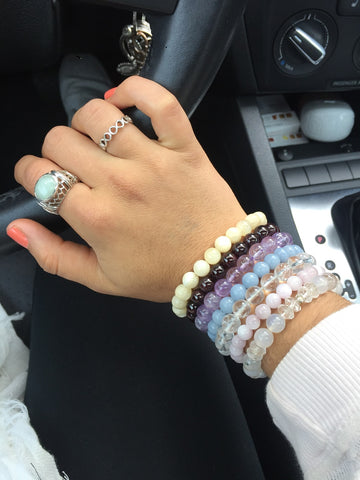 Individual Power Bracelets on wrist