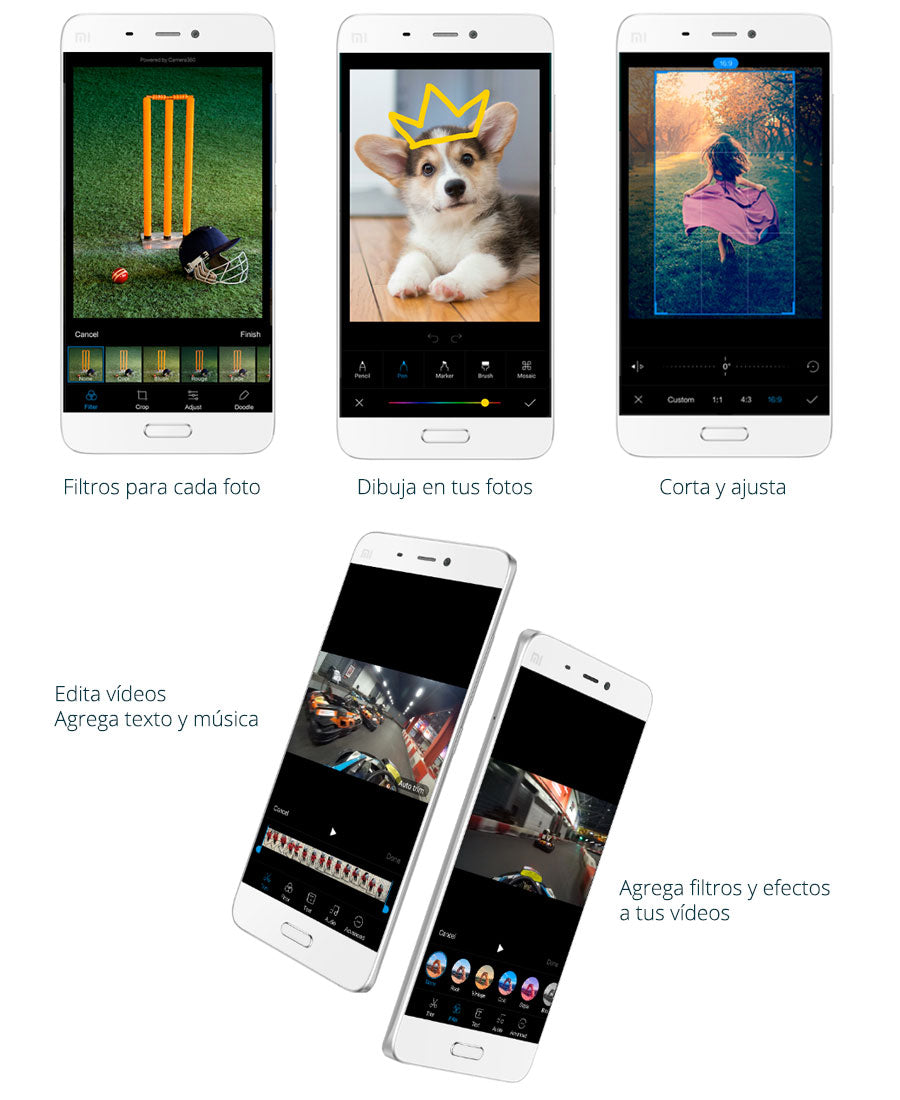 Edita fotos y videos en MIUI 8 Xiaomi Costa Rica Barulu.com