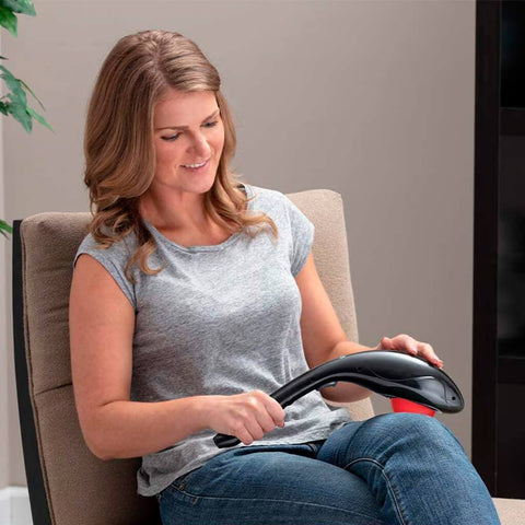Homedics Masajeador Inalámbrico Corporal de Percusión con Calor, HHP-405H-BK