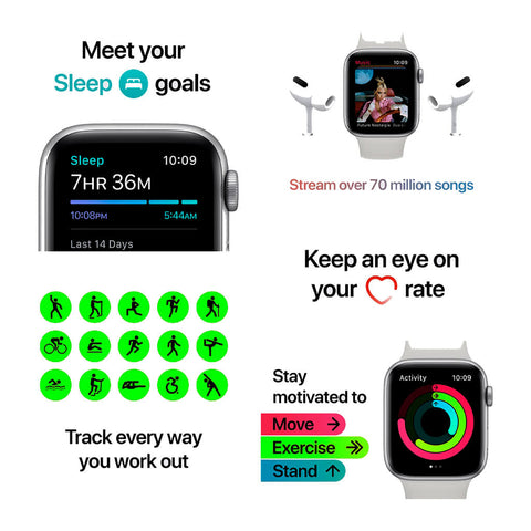 Apple Smartwatch Watch SE GPS Aluminio. 44MM
