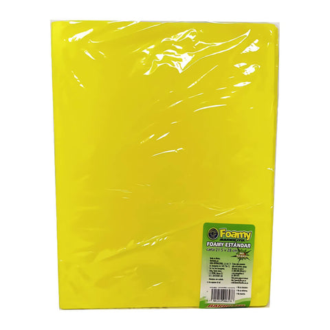 Barrilito Papel Foamy Amarillo, Tamaño Carta