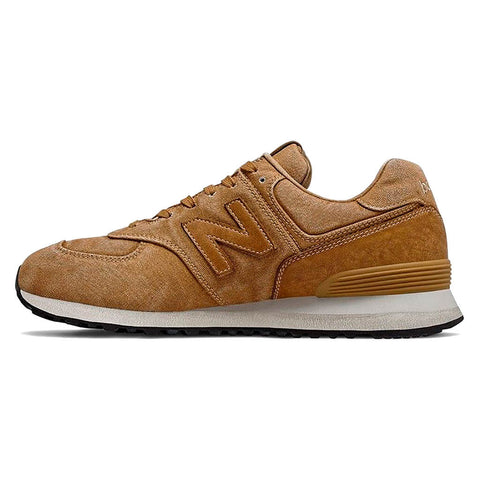 New Balance Tenis ML574 Café, para Hombre