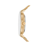 Michael Kors Reloj Análogo de Cuarzo con Cristales y Esfera de Nácar, para Mujer