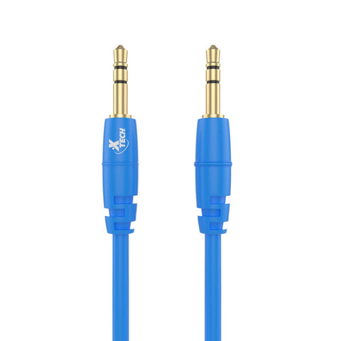 Xtech Set Cable Auxiliar para Audio 3.5 mm 1 Metro, 10 Piezas
