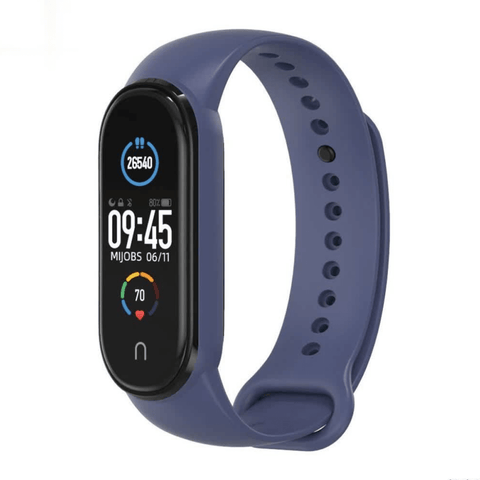 Mijobs Correa de Reemplazo Silicona para Xiaomi Mi Band 5 y 6