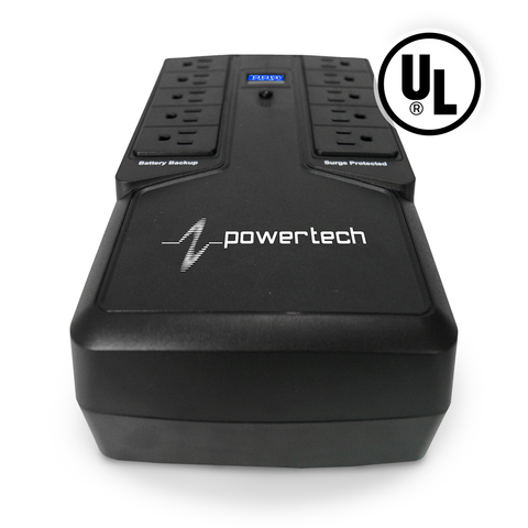 Powertech U P S Regulador 550va 10 Salidas, Certificación U L