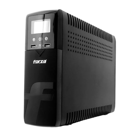Forza UPS Regulador LCD Smart 1200VA/720W 10 Salidas, XG-1201LCD
