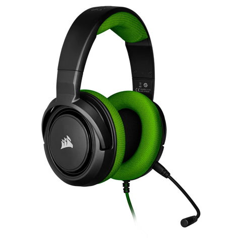 Corsair Audífonos Alámbricos de Diadema con Micrófono Removible, HS35