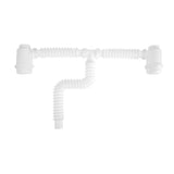 Fleximatic Desagüe con Trampa Doble y Tubo Flexible