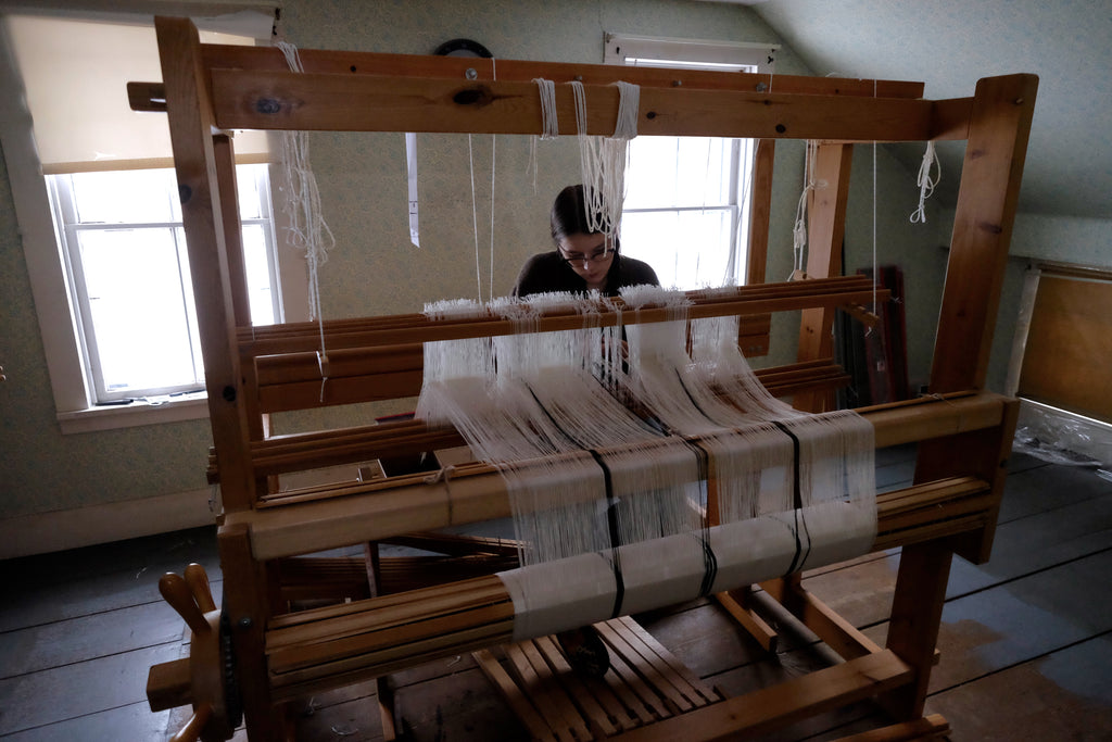 Emily Gwynn Weaving Glimakra Loom