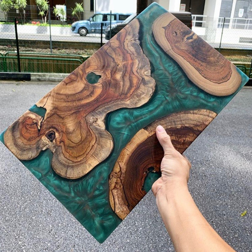 Hand made in Singapore | Wood serving board