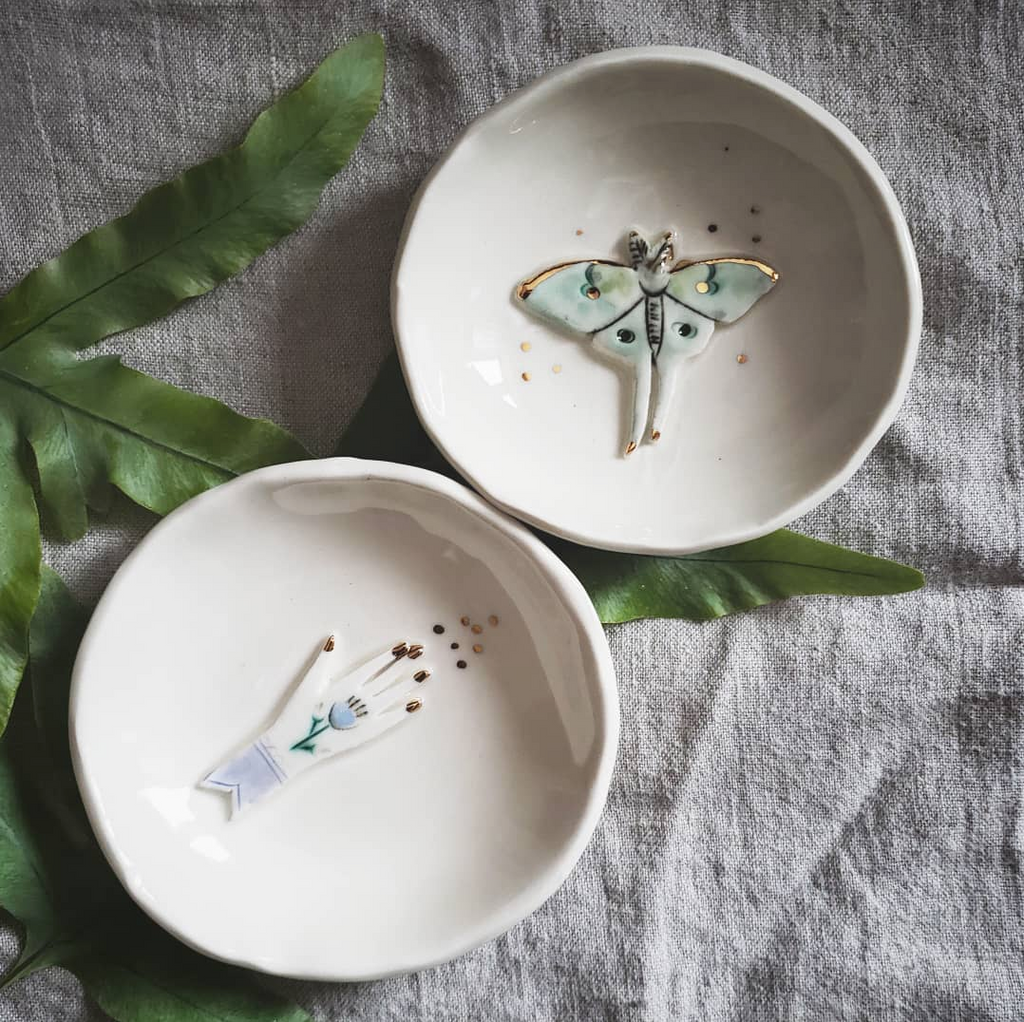 slab built tableware by Vanessa Villarreal | handmade ceramics