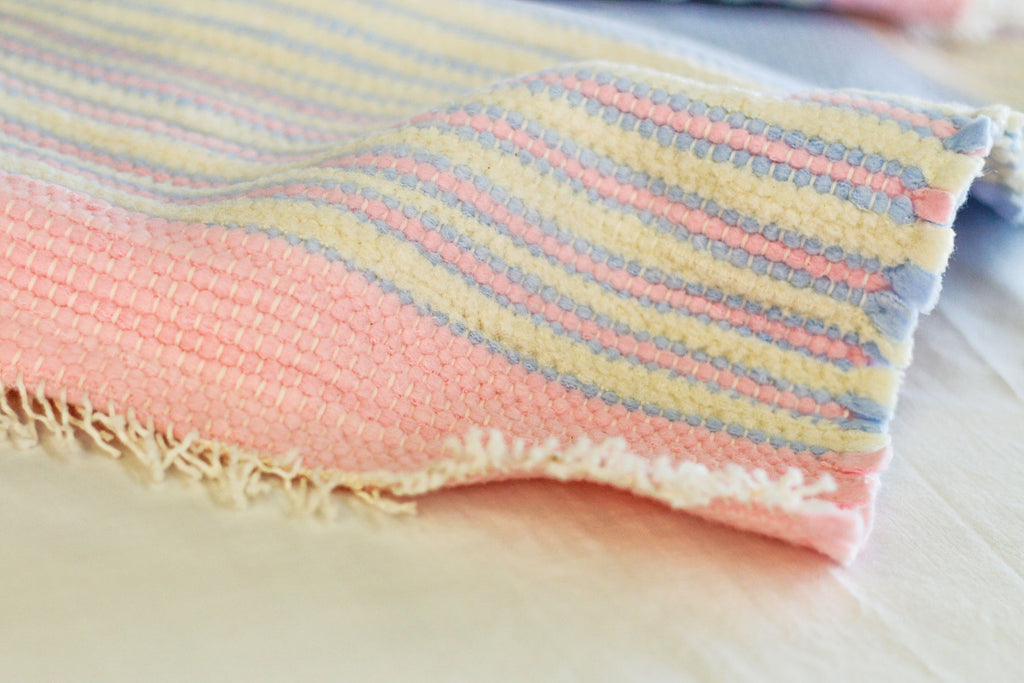 handwoven fleecy baby blanket