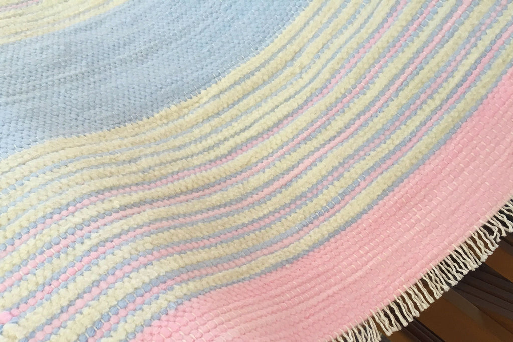 handwoven baby blanket